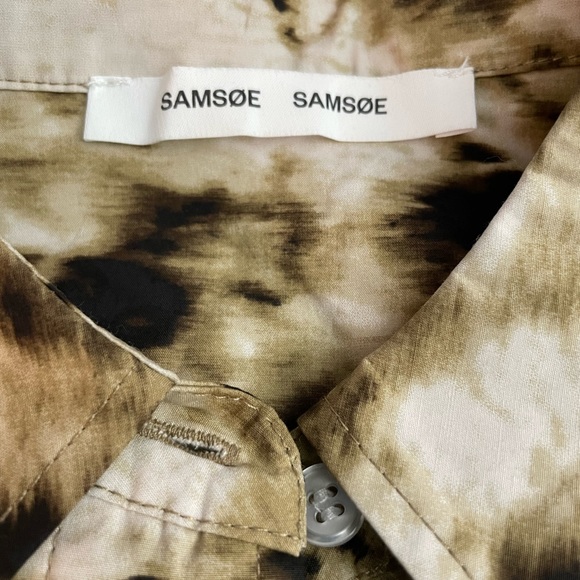NWT Samsøe Samsøe camo clay sleeveless shirt - Picture 3 of 10